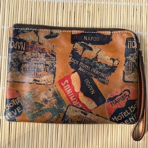 Patricia Nash Leather Wristlet